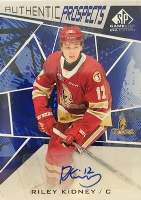 2021 SP Game Used CHL #6 Autographs Blue