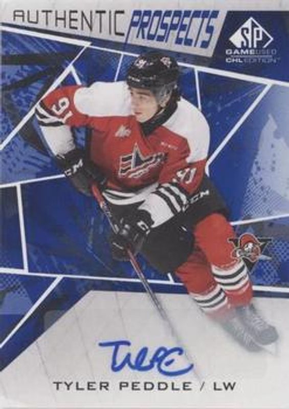 2021 SP Game Used CHL #28 Autographs Blue