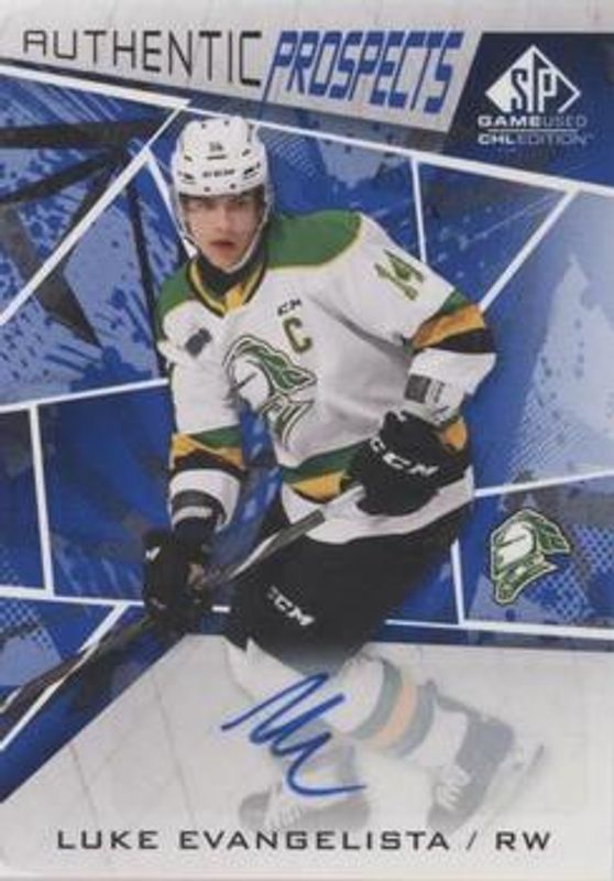 2021 SP Game Used CHL #41 Autographs Blue