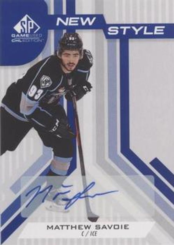 2021 SP Game Used CHL #NS-MS New Style Autographs