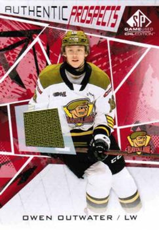 2021 SP Game Used CHL #43 Memorabilia Red