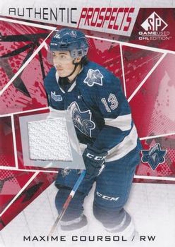 2021 SP Game Used CHL #16 Memorabilia Red