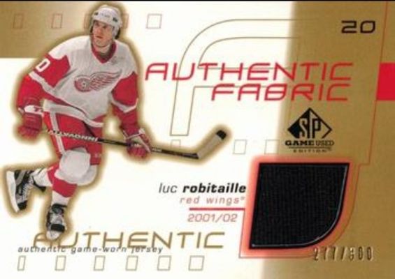 2001 SP Game Used #AF-LR Authentic Fabrics - Gold /300