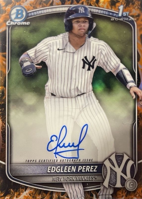 2025 Bowman #CPA-EPZ Chrome Prospect Auto - FireFractor /3 (1st)