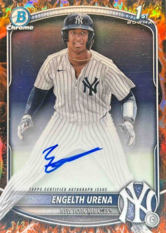 2025 Bowman #CPA-EU Chrome Prospect Auto - FireFractor /3 (1st)