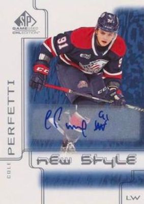 2019 SP Game Used CHL #NS-CP 2000 New Style Tribute Blue Autographs