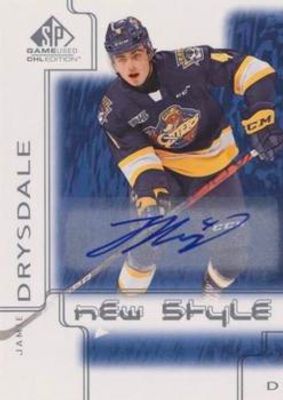 2019 SP Game Used CHL #NS-JD 2000 New Style Tribute Blue Autographs