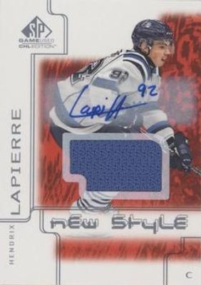 2019 SP Game Used CHL #NS-HL 2000 New Style Tribute Red Jersey Autographs