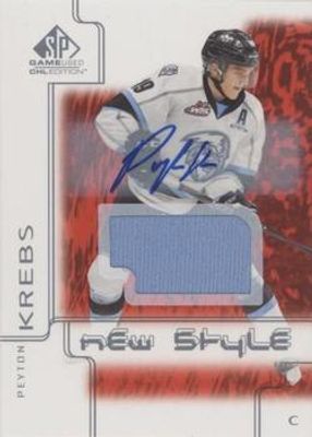 2019 SP Game Used CHL #NS-PK 2000 New Style Tribute Red Jersey Autographs