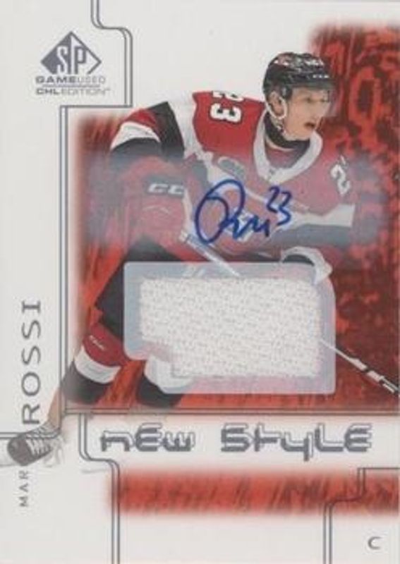 2019 SP Game Used CHL #NS-RO 2000 New Style Tribute Red Jersey Autographs