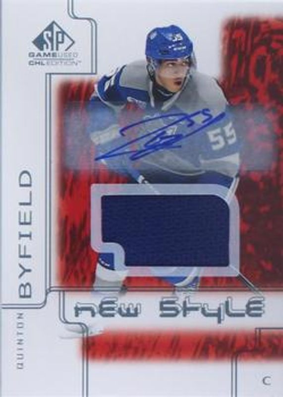 2019 SP Game Used CHL #NS-QB 2000 New Style Tribute Red Jersey Autographs