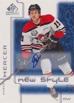 2019 SP Game Used CHL #NS-DM 2000 New Style Tribute Blue Autographs