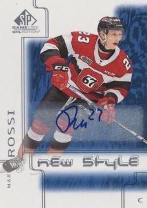 2019 SP Game Used CHL #NS-RO 2000 New Style Tribute Blue Autographs