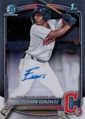 2025 Bowman #CPA-EGO Chrome Prospect Auto (1st)