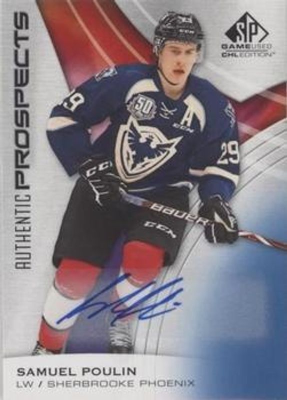 2019 SP Game Used CHL #23 Blue Autographs