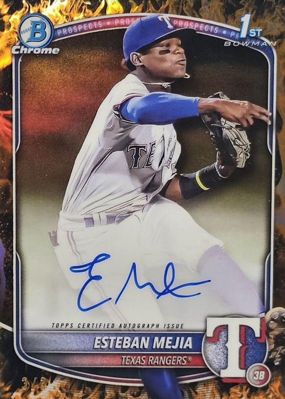 2025 Bowman #CPA-EM Chrome Prospect Auto - FireFractor /3 (1st)