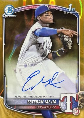 TOPPS MLBカード BOWMAN CHROME PROSPECT AUTOGRAPHS GOLD REFRACTORS FRANCISCO MEJIA 41/50 #CPA-FM 送料無料 中古 IT1 2025 Bowman Cam Smith Gold Refractor Auto /50 CPA-CSM | eBay