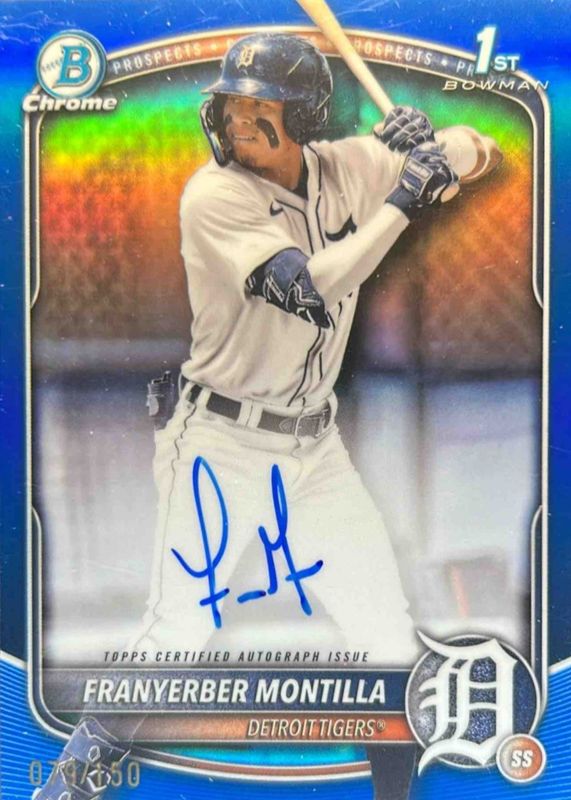 2025 Bowman #CPA-FM Chrome Prospect Auto - Blue Refractor /150 (1st)
