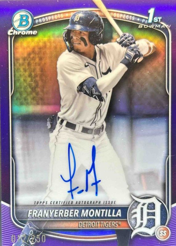 2025 Bowman #CPA-FM Chrome Prospect Auto - Purple Refractor /250 (1st)