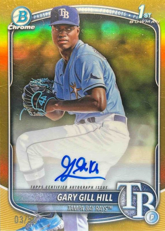 2025 Bowman #CPA-GG Chrome Prospect Auto - Gold Refractor /50 (1st)