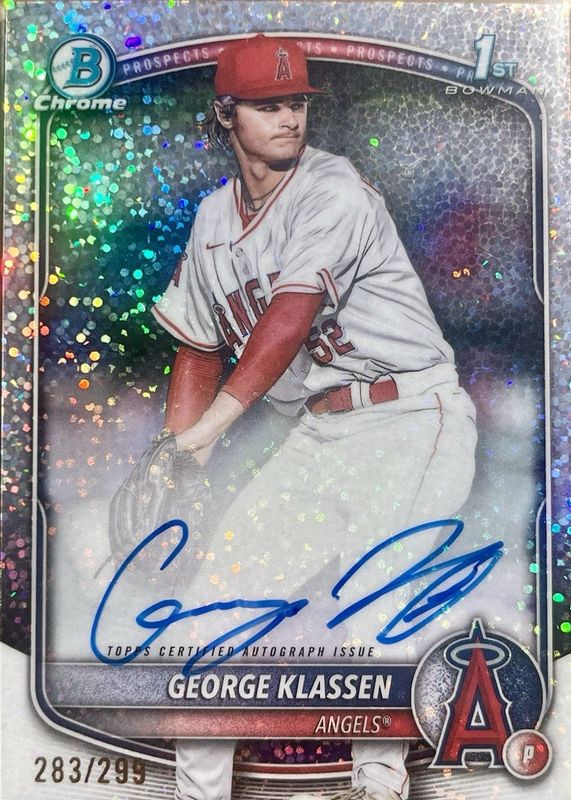 2025 Bowman #CPA-GK Chrome Prospect Auto - Speckle Refractor /299 (1st)