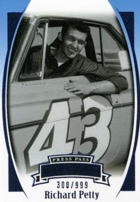 2007 Press Pass Legends #B-18 Blue /999