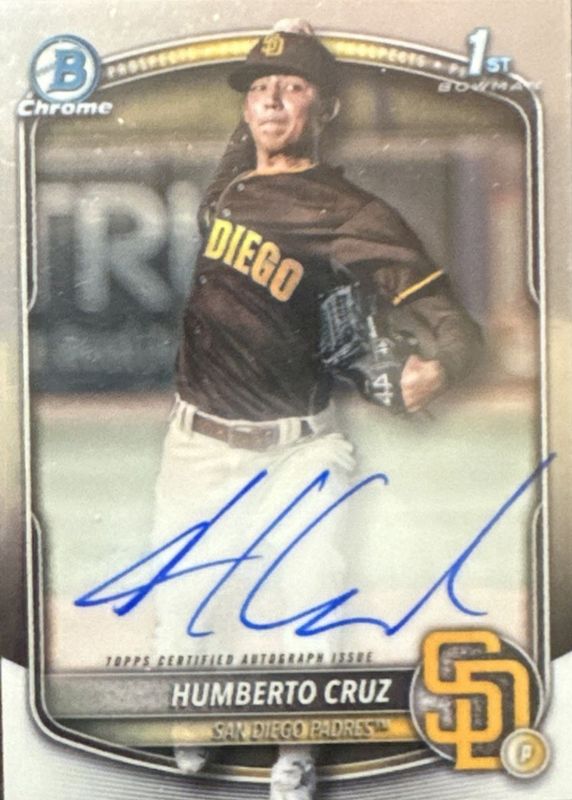2025 Bowman #CPA-HC Chrome Prospect Auto (1st)