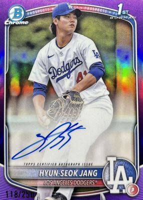 2025 Bowman #CPA-HJ Chrome Prospect Auto - Purple Refractor /250 (1st)