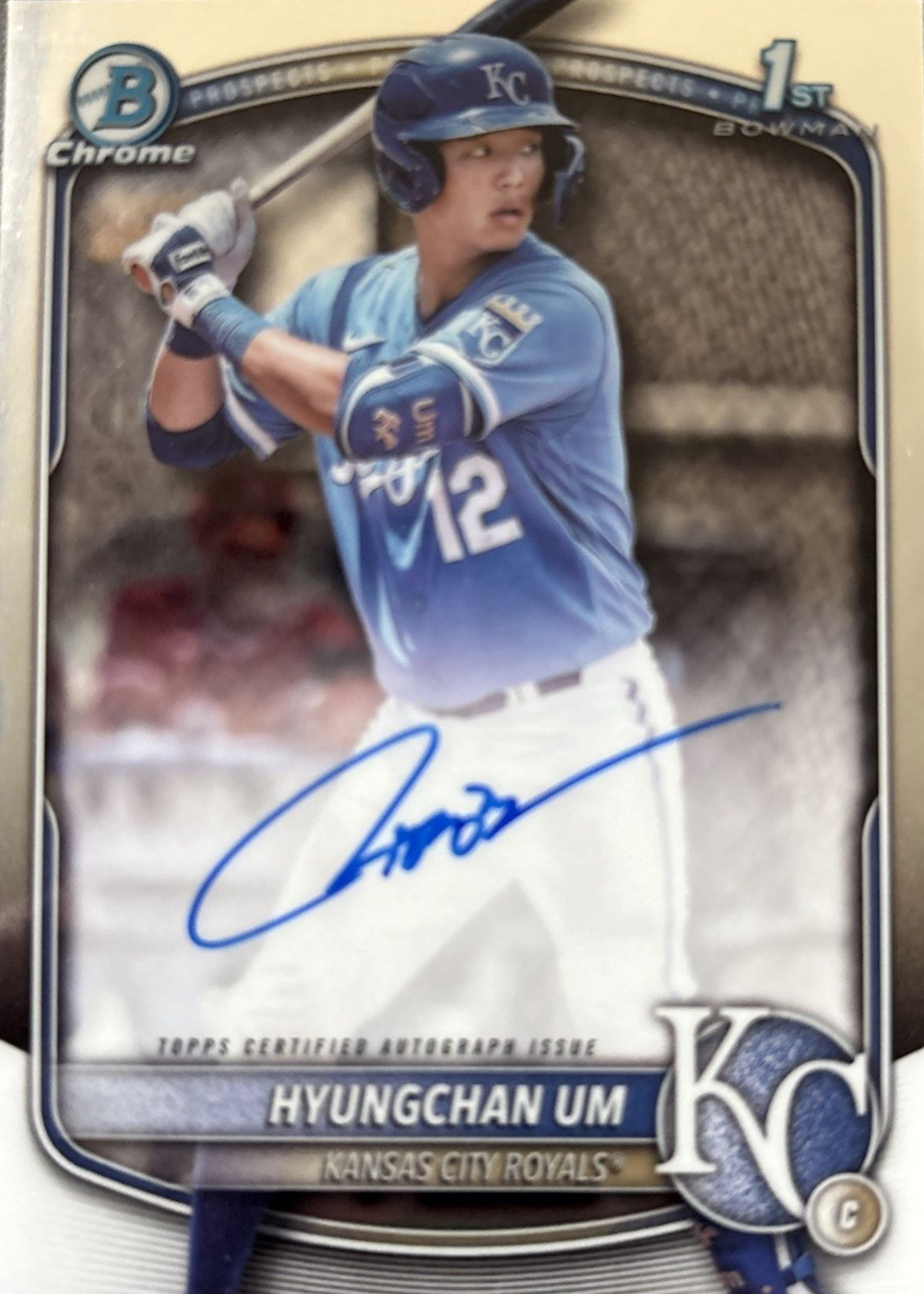 Topps - 100枚限定 2025 Bowman Hyungchan Um 直筆サインカード 100枚限定 2025 Bowman Hyungchan Um 直筆サインカード