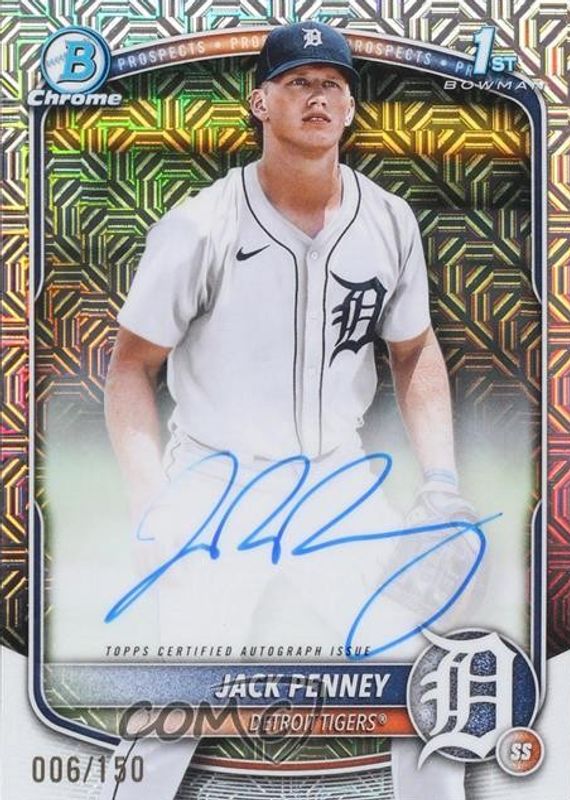 2025 Bowman #CPA-JPY Chrome Prospect Auto - HTA Choice Refractor /150 (1st)