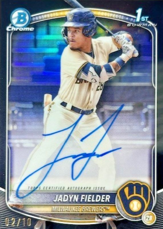2025 Bowman #CPA-JF Chrome Prospect Auto - Black Refractor /10 (1st)