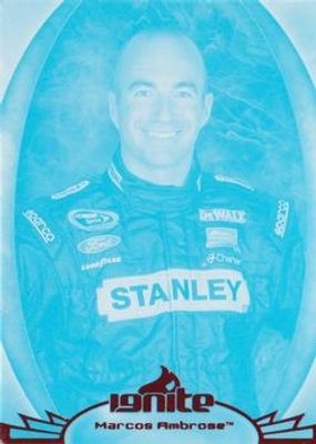 2012 Press Pass Ignite #3 Color Proof Cyan