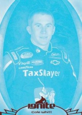 2012 Press Pass Ignite #49 Color Proof Cyan