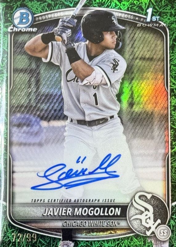 2025 Bowman #CPA-JMO Chrome Prospect Auto - Green Grass Refractor /99 (1st)