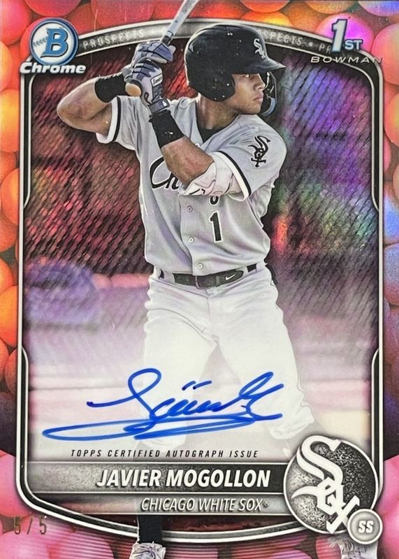 2025 Bowman #CPA-JMO Chrome Prospect Auto - Gumball Refractor /5 (1st)