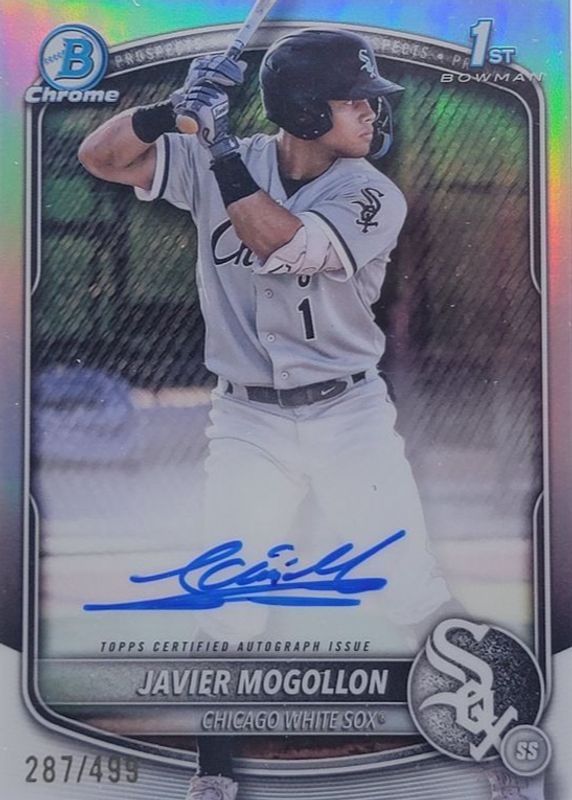 Javier Mogollon 2025 Bowman #CPA-JMO Chrome Prospect Auto - Refractor /499 (1st) RAW