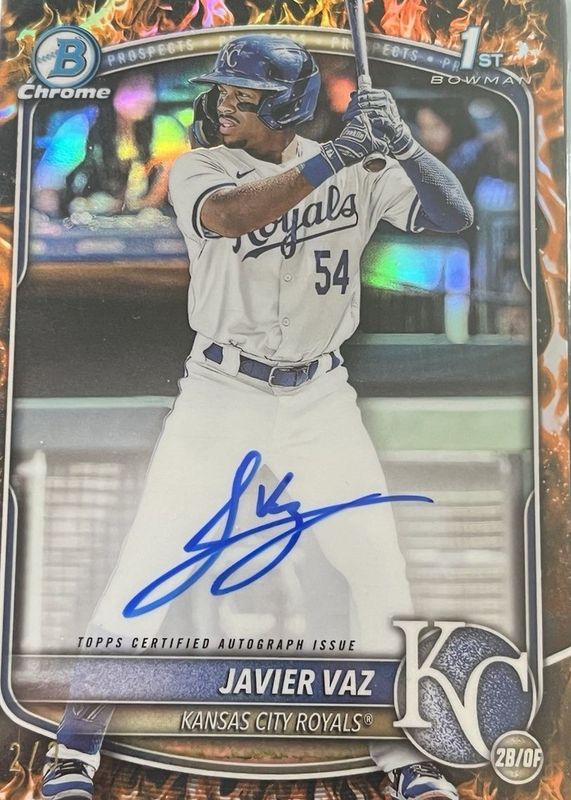 2025 Bowman #CPA-JVA Chrome Prospect Auto - FireFractor /3 (1st)