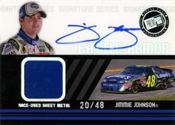 2007 Press Pass Stealth #BAS-JJ Battle Armor Autographs /8