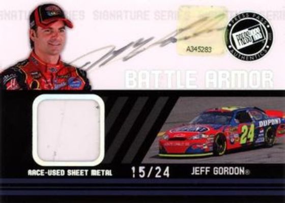 2007 Press Pass Stealth #BAS-JG Battle Armor Autographs /8