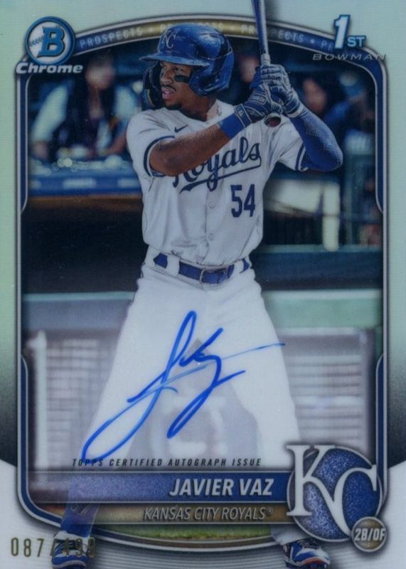 2025 Bowman #CPA-JVA Chrome Prospect Auto - Refractor /499 (1st)