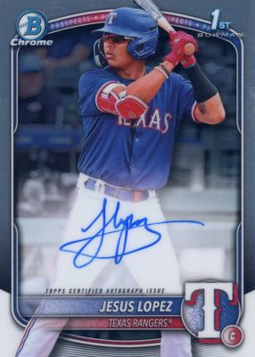 2025 Bowman #CPA-JLO Chrome Prospect Auto (1st)