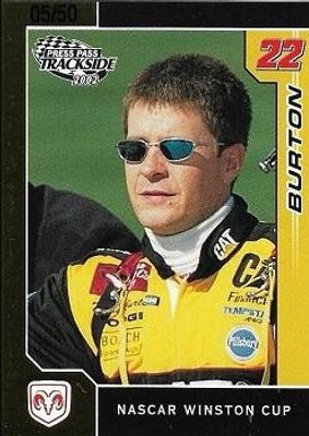 2002 Press Pass Trackside #G30 Golden /50
