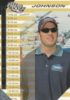 2002 Press Pass Trackside #56 Beckett Samples