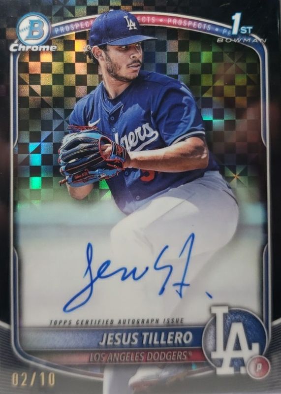 2025 Bowman #CPA-JT Chrome Prospect Auto - Black X-Fractor /10 (1st)