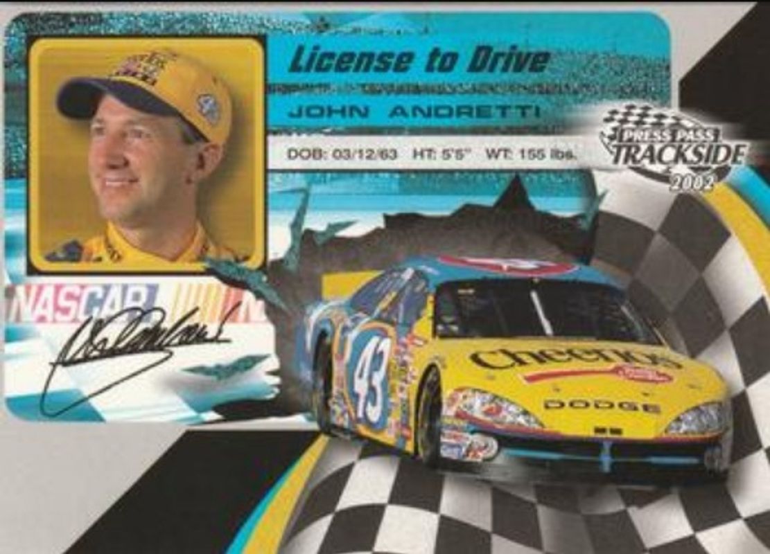 2002 Press Pass Trackside #LD-1 License to Drive