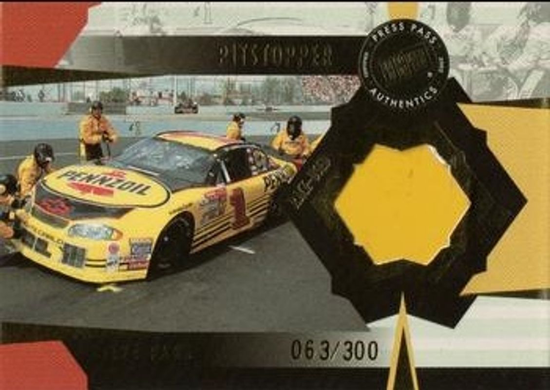 2002 Press Pass Trackside #PSC-3 Pit Stoppers Cars /350