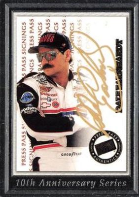 2003 Press Pass Premium #TA-21 Dale Earnhardt 10th Anniversary