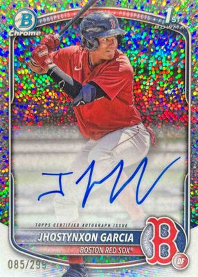 シングルカード Luis Garcia 1st Bowman Chrome Autographs 2023 Bowman Chrome Luis Garcia 1st First Wave Refractor Auto