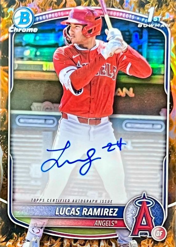 2025 Bowman #CPA-LR Chrome Prospect Auto - FireFractor /3 (1st)