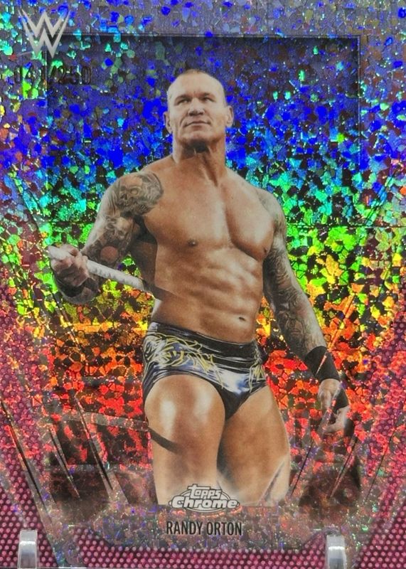 2026 Topps Chrome WWE #72 Pink Mini Diamond Refractor /250